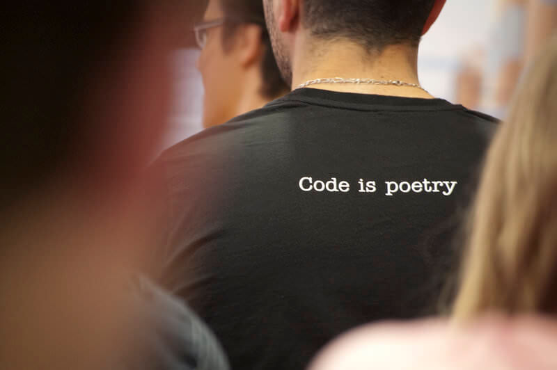 Code is poetry Tshirt